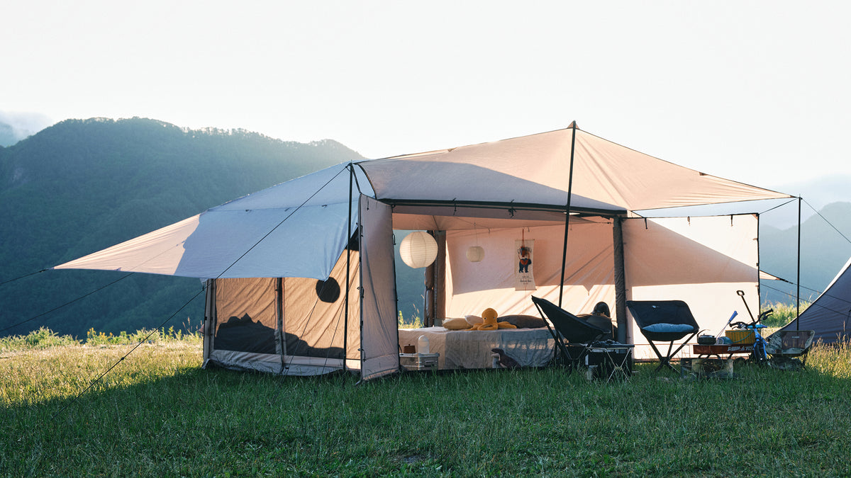 HANARE AIR FRAME TENT - 自分だけの心地いい“間”を作る、可変式エアーテント。