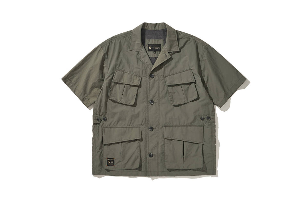 Ryan Summer Shirt Jacket — 軽量ナイロンリップストップのシャツジャケット