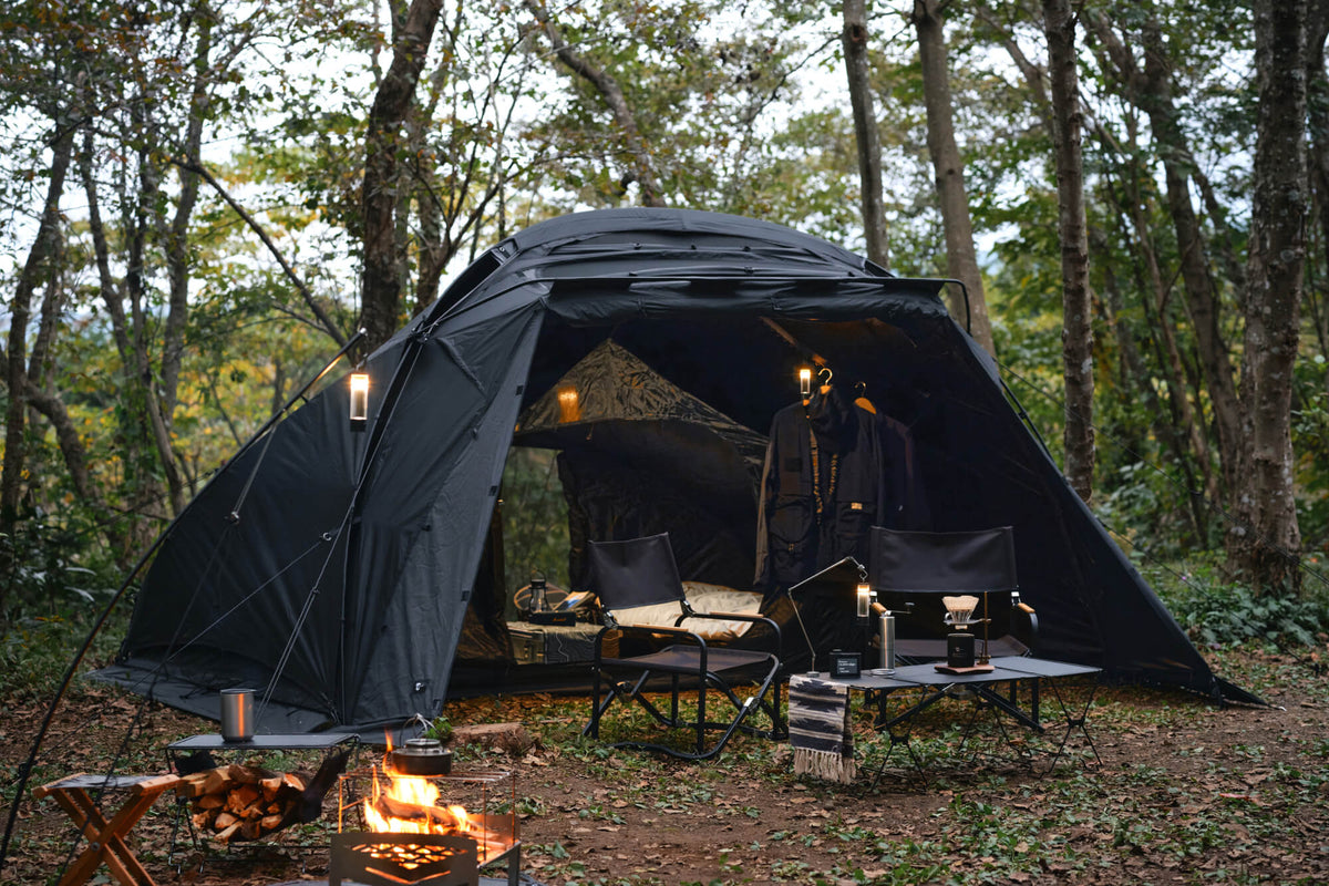 A meticulously crafted duo-style camping experience